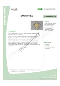 SAW09H0A-V3W3-DA 데이터 시트 페이지 2