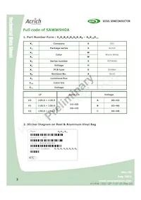 SAW09H0A-V3W3-DA 데이터 시트 페이지 3