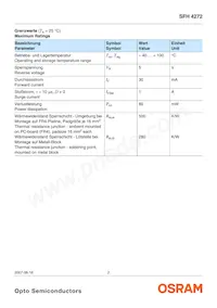 SFH 4272-Z Datasheet Page 2