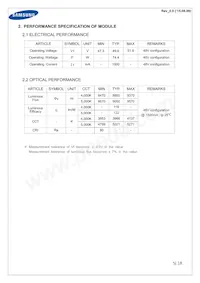 SL-B8T7NK0L2WW Datasheet Page 5