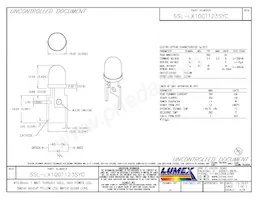 SSL-LX100T123SYC Datasheet Cover