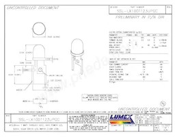 SSL-LX100T123UPGC Datasheet Cover