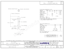 SSL-LX3054UWC/M Datenblatt Cover