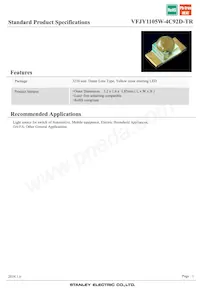 VFJY1105W-4C92D-TR Datenblatt Cover