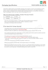 VFJY1105W-4C92D-TR Datasheet Pagina 11