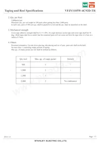 VFJY1105W-4C92D-TR Datasheet Page 17