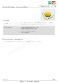 VTEW1151ASE-30Y-TR Datasheet Cover