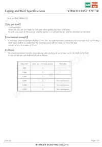 VTEW1151ASE-57Y-TR 데이터 시트 페이지 19