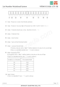 VTEW1151ASE-57Y-TR數據表 頁面 21