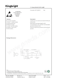 WP7104QBC/G Datasheet Cover