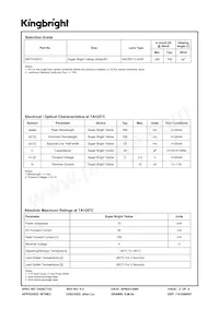 WP7104SYC Datasheet Pagina 2