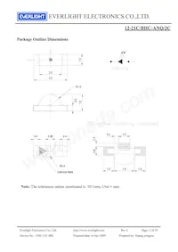 12-21C/BHC-ANQ/2C Datasheet Page 2