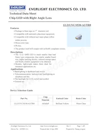 12-21UYC/S530-A3/TR8 Datasheet Cover