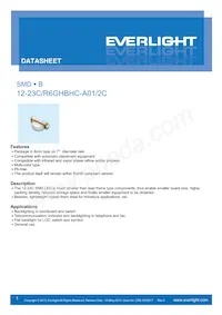 12-23C/R6GHBHC-A01/2C Datasheet Cover