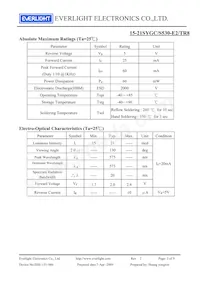 15-21SYGC/S530-E2/TR8 Datasheet Page 3