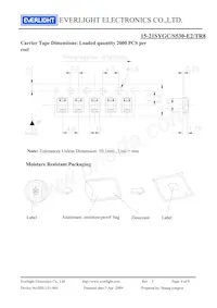 15-21SYGC/S530-E2/TR8 Datasheet Pagina 6