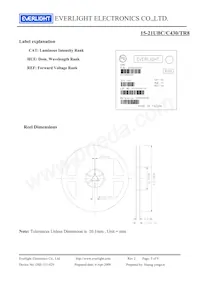 15-21UBC/C430/TR8 데이터 시트 페이지 5