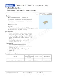15-21UYC/S530-A3/TR8 Datasheet Cover