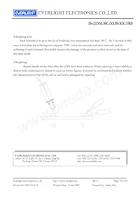 16-213SURC/S530-A5/TR8 Datasheet Pagina 10