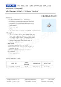 17-21/GHC-YR1S2/3T Datasheet Cover