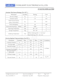 17-21UYC/S530-A3/TR8 Datasheet Page 3