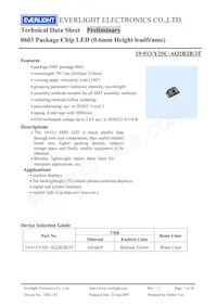 19-013/Y2SC-AQ2R2B/3T Datasheet Copertura