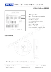 19-013/Y2SC-AQ2R2B/3T Datasheet Pagina 7