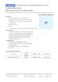 19-21/GHC-YR1S2/3T Datasheet Cover