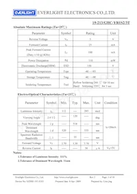 19-213/GHC-YR1S2/3T Datasheet Page 3