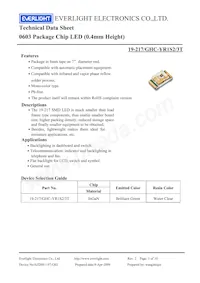 19-217/GHC-YR1S2/3T Datasheet Cover