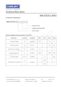 204-15/T2C2-1PSA 데이터 시트 페이지 4