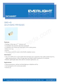 22-21/GHC-YR1S2/2C Datasheet Cover