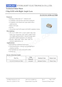 22-21UYC/S530-A3/TR8 Datasheet Cover