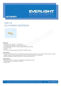 23-215A/BHC-DN2P2E/5A Datasheet Cover