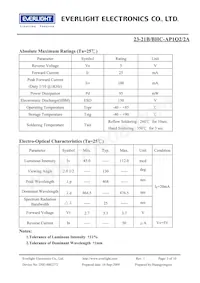 23-21B/BHC-AP1Q2/2A Datasheet Page 3