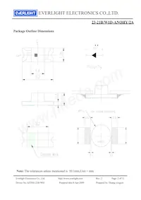 23-21B/W1D-ANQHY/2A Datasheet Page 2