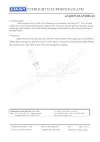 23-21B/W1D-ANQHY/2A Datasheet Page 12