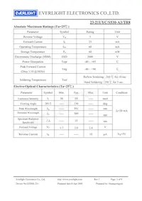 23-21UYC/S530-A3/TR8 Datasheet Page 3
