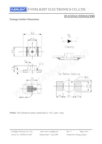 25-21SYGC/S530-E2/TR8 Datasheet Pagina 2