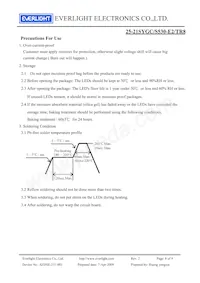 25-21SYGC/S530-E2/TR8 Datasheet Pagina 8