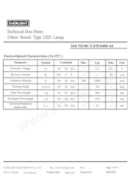 264-7SUBC/C470/S400-A6 Datasheet Page 3