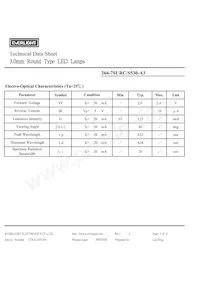 264-7SURC/S530-A3 Datasheet Page 3