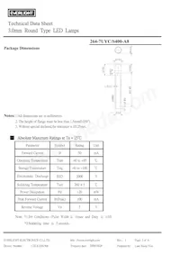 264-7UYC/S400-A8 Datasheet Page 2