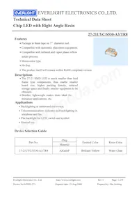 27-21UYC/S530-A3/TR8 Datasheet Cover