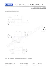 28-21SUBC/S400-A6/TR8 Datasheet Page 2