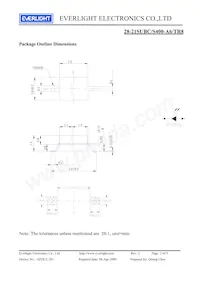 28-21SUBC/S400-A6/TR8 Datasheet Pagina 2