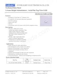 28-21SUGC/S400-A4/TR8 Datasheet Cover