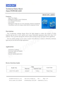30-1/Y5C-ARTC Datasheet Cover