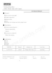 313-2SYGT/S530-E2 Datasheet Cover