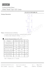 333-2UYC/H3/S400-A9 Datasheet Page 3